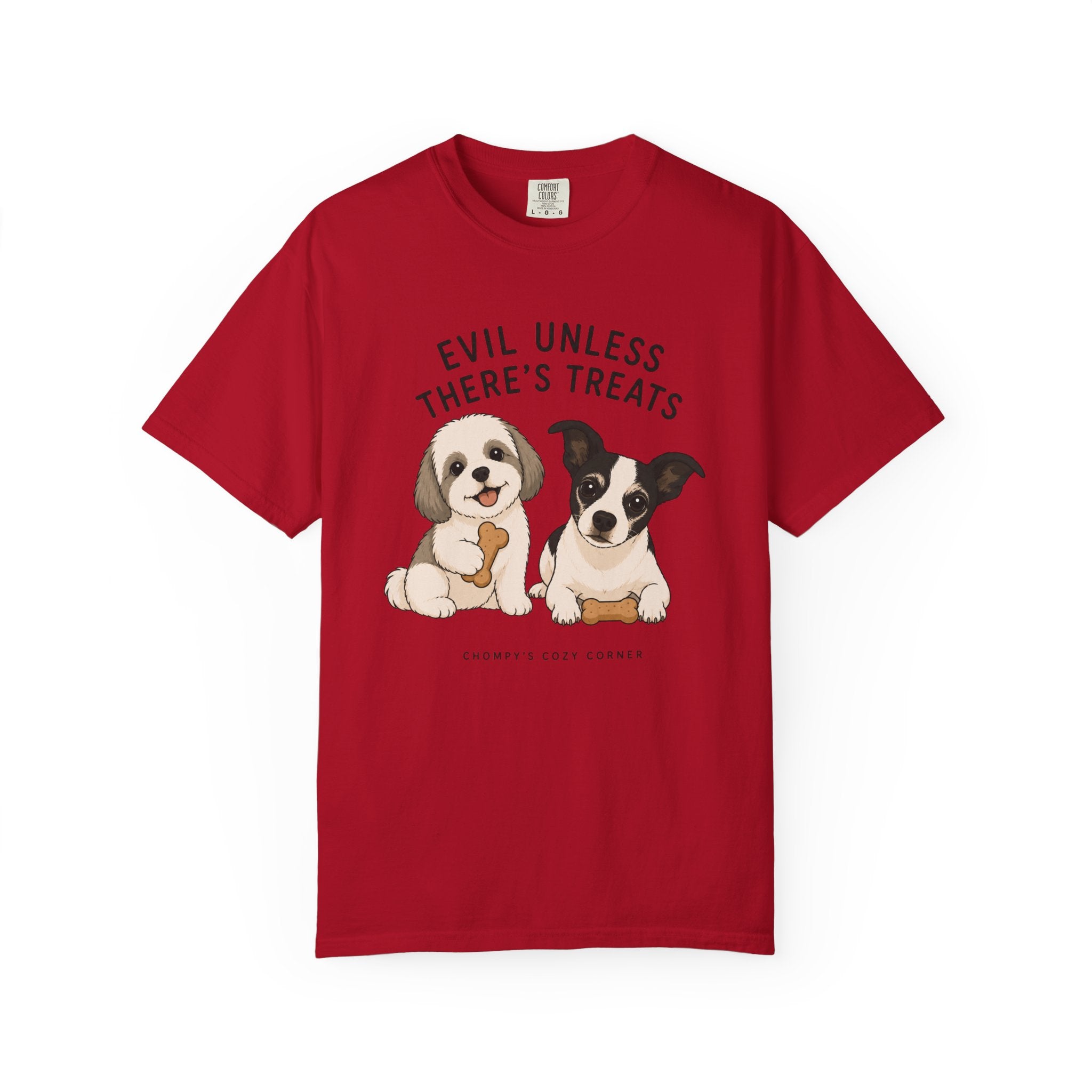 Chompy & Furriends ft. Wally: "Evil Unless There's Treats" Cute Puppy Graphic Tee