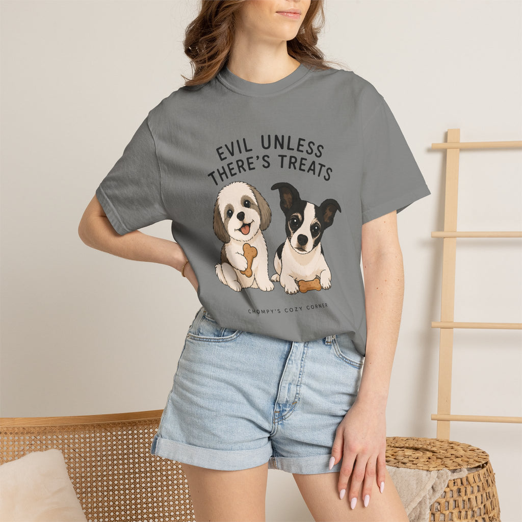 Chompy & Furriends ft. Wally: "Evil Unless There's Treats" Cute Puppy Graphic Tee