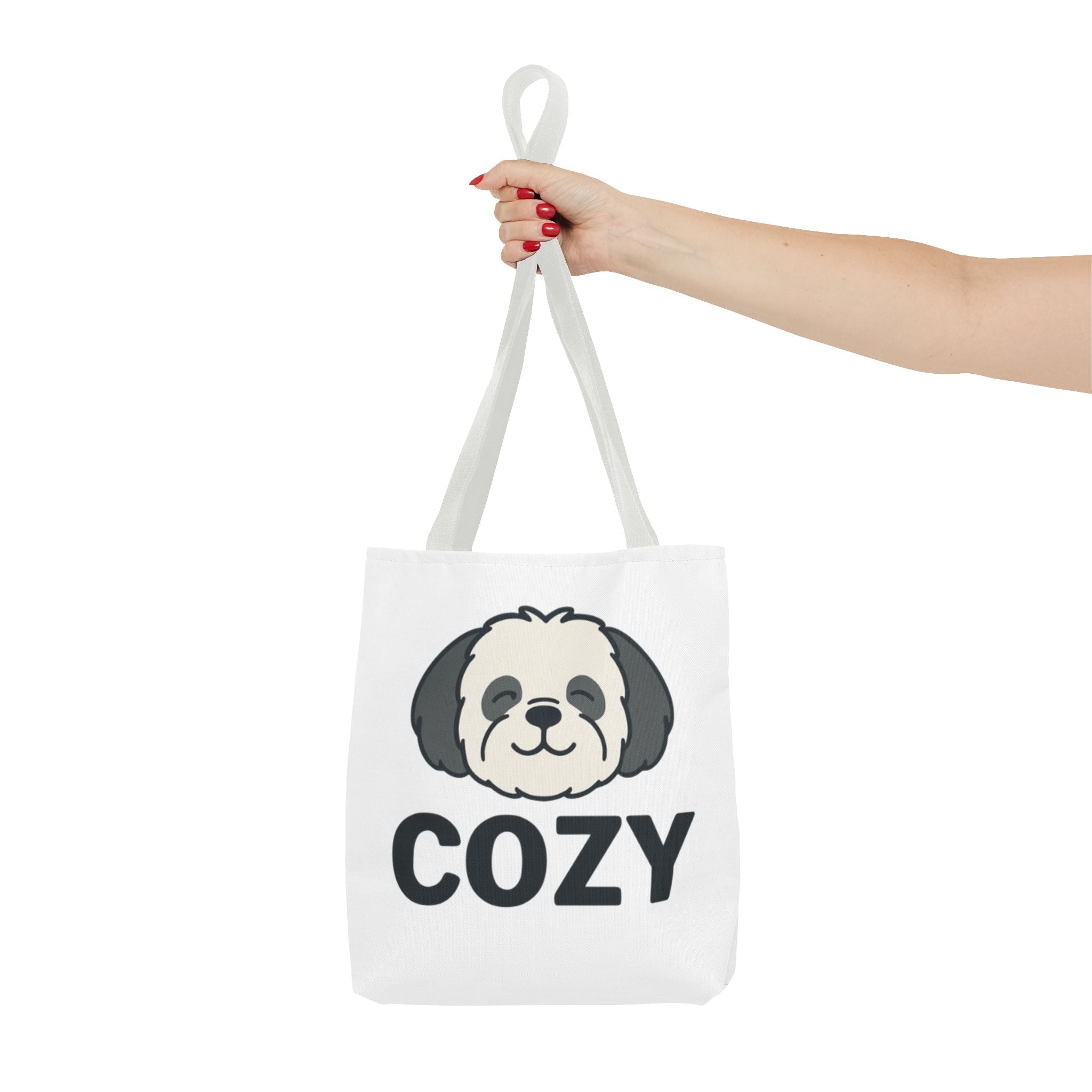 Cozy Shih Poo Tote Bag — Cute Shihpoo Dog Design