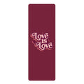 Love Is Love Rubber Yoga Mat — Non-Slip Eco Exercise Mat