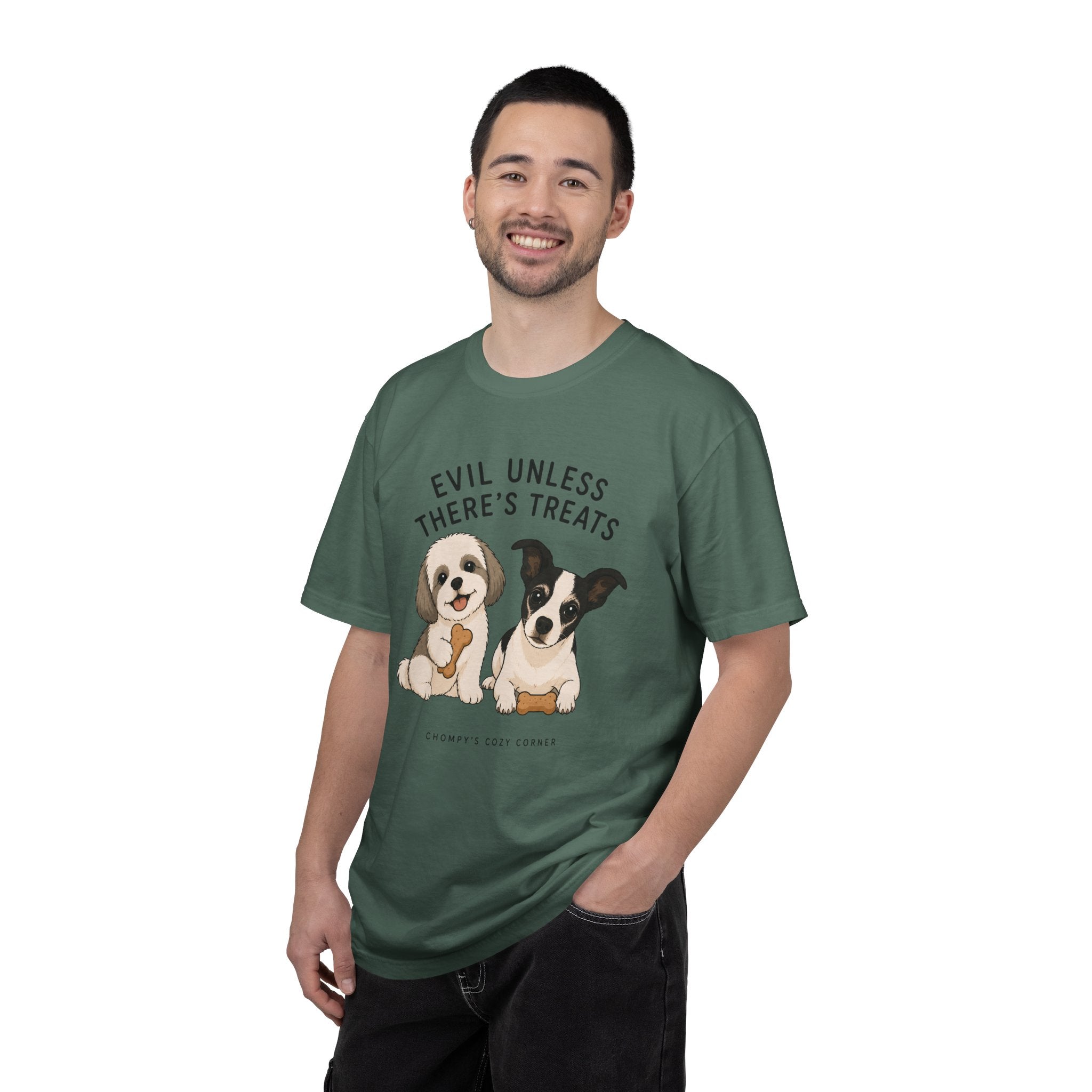 Chompy & Furriends ft. Wally: "Evil Unless There's Treats" Cute Puppy Graphic Tee