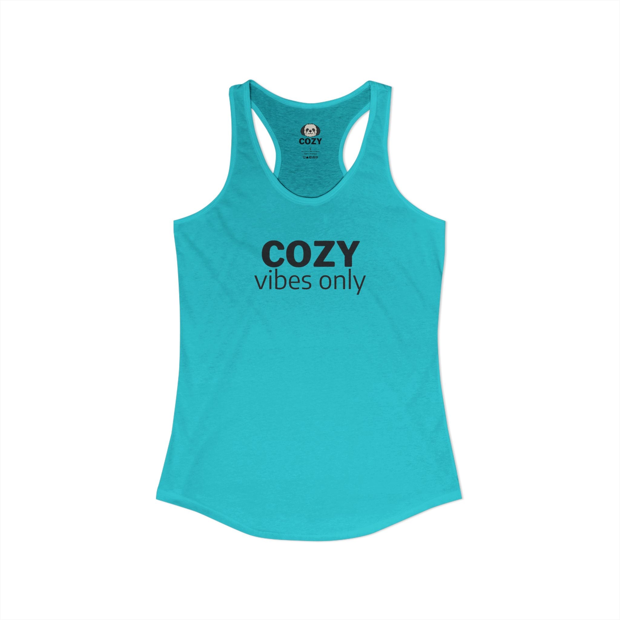 Cozy Vibes Only Racerback Tank — Women's Yoga Tank Top