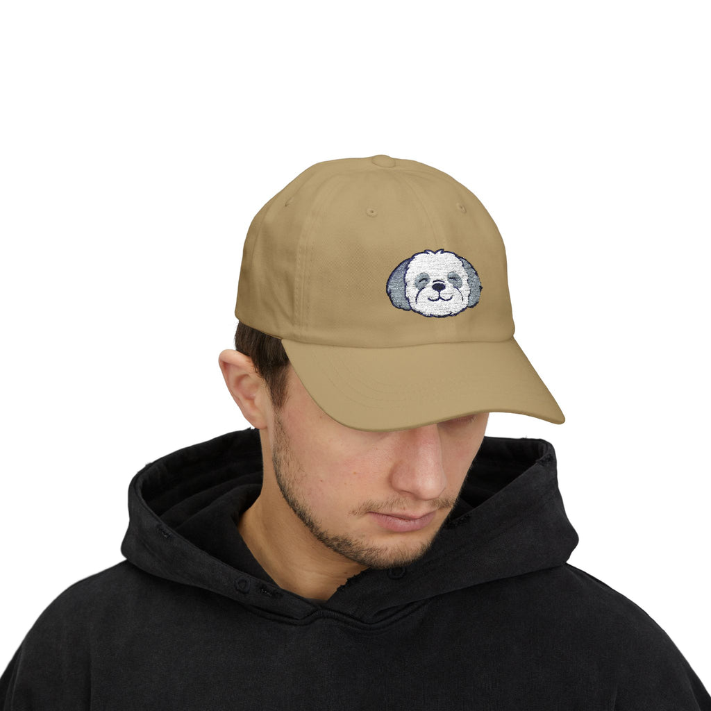 Smiling Shih Poo Dad Cap - Cute Shihpoo Puppy Baseball Hat