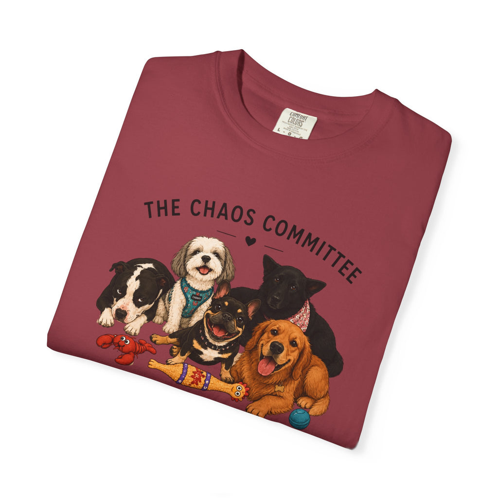 Chompy & Furriends ft. Fenlons: The Chaos Committee T-Shirt — Cute Pack of Dogs Graphic Tee