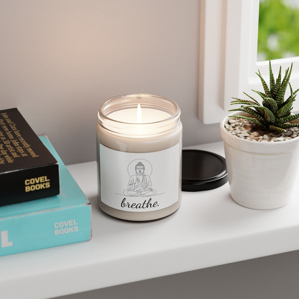 🧘‍♀️ Buddha “Breathe” Soy Candle