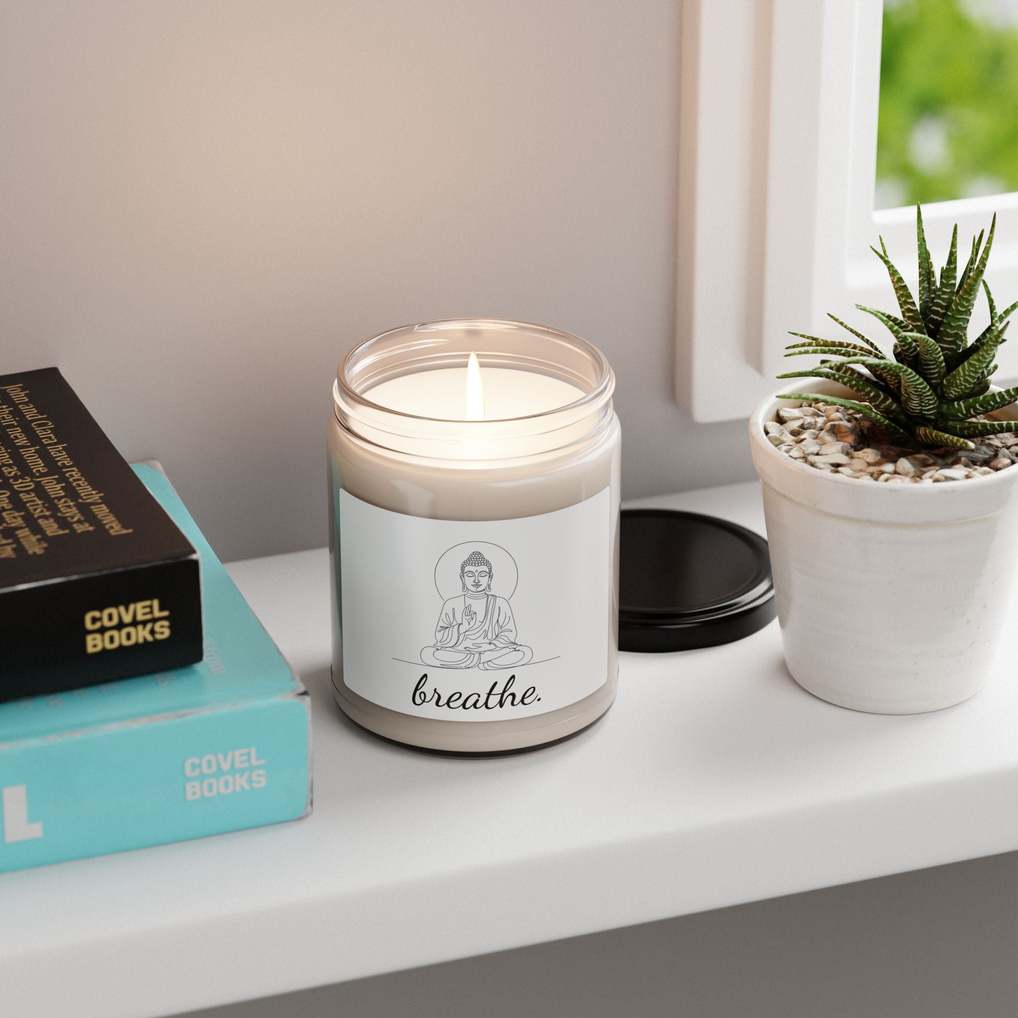 🧘‍♀️ Buddha “Breathe” Soy Candle