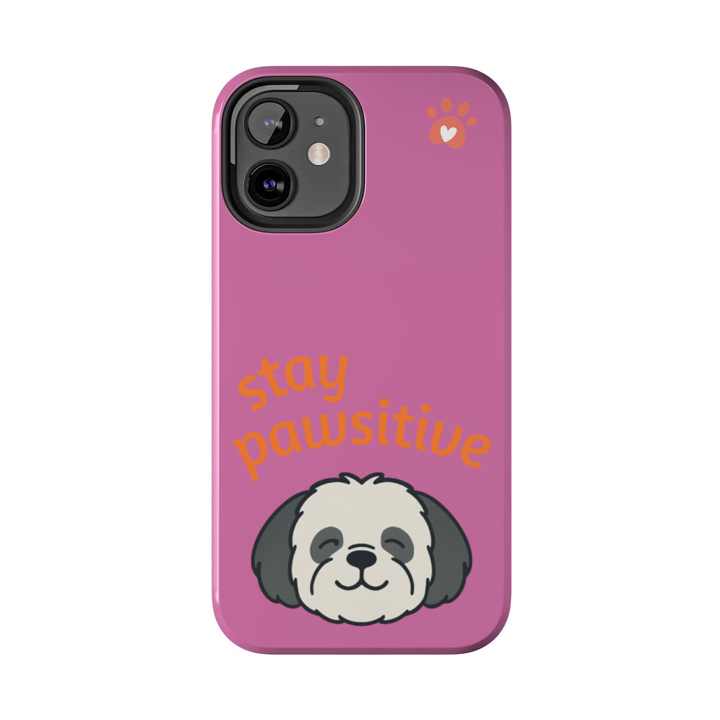 Chompy’s Stay Pawsitive Tough Phone Cases