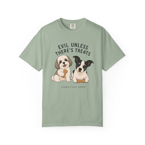 Chompy & Furriends ft. Wally: "Evil Unless There's Treats" Cute Puppy Graphic Tee