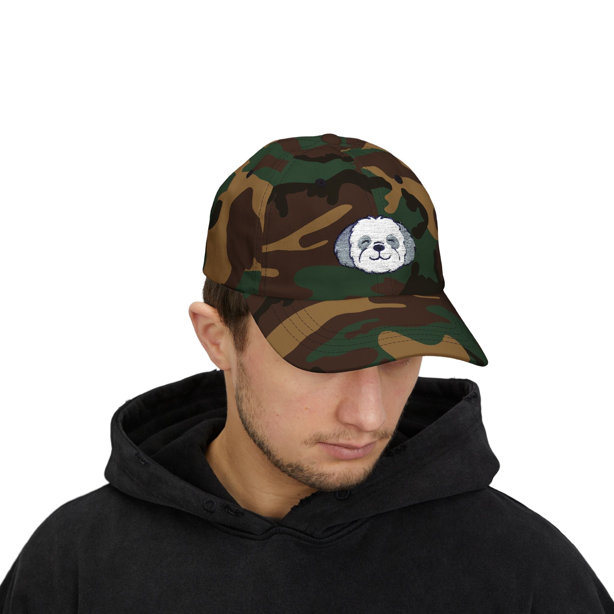 Smiling Shih Poo Dad Cap - Cute Shihpoo Puppy Baseball Hat