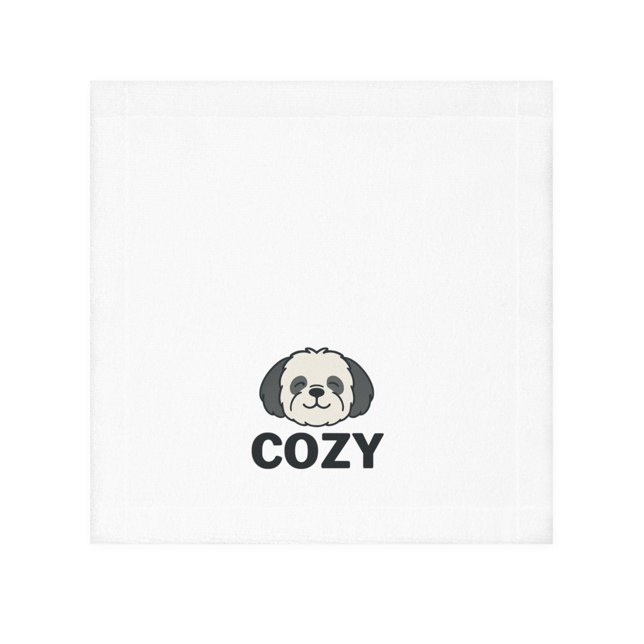Cozy Shih-Poo Face Towel