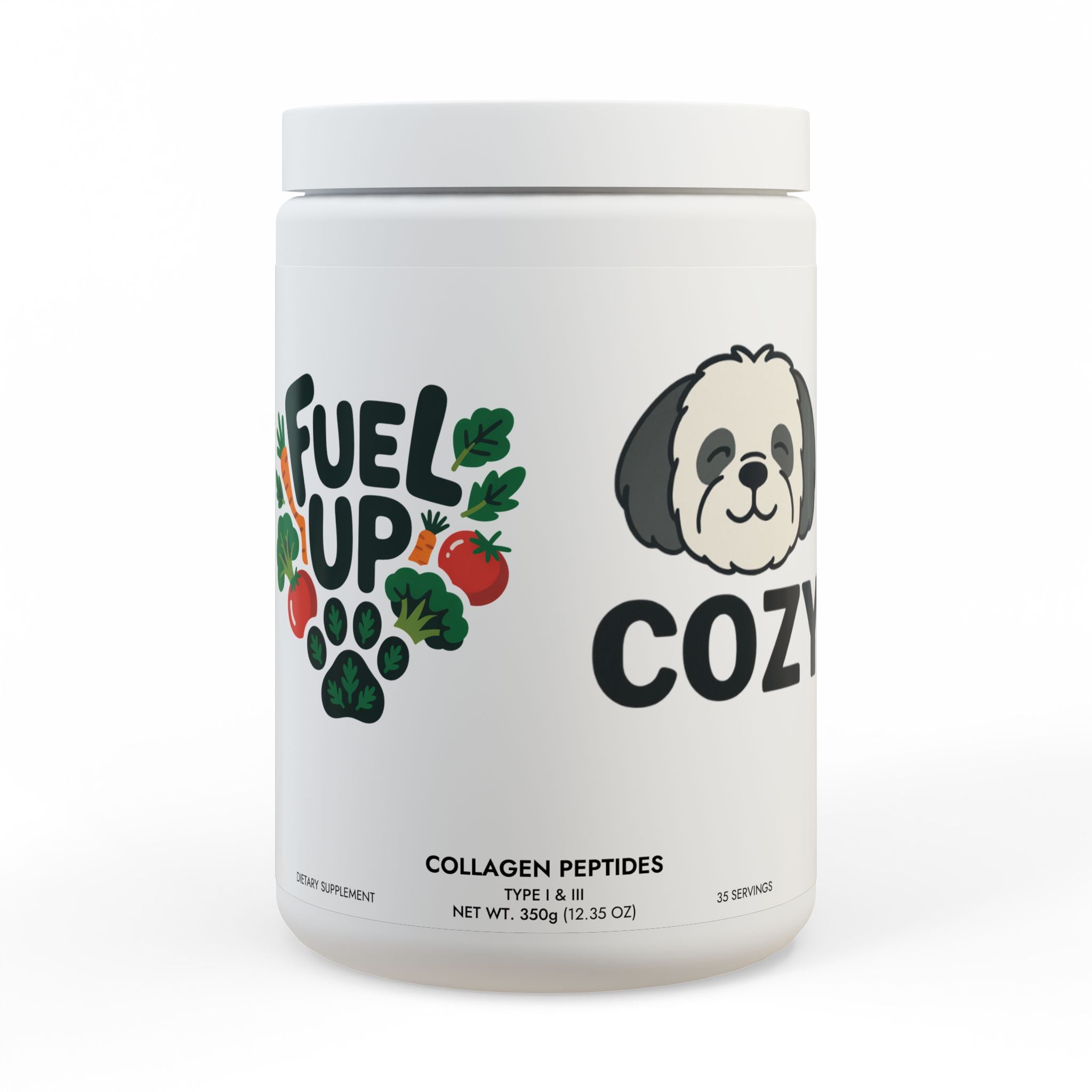 Collagen Peptides Type I & III Supplement (350g, 12.3oz)