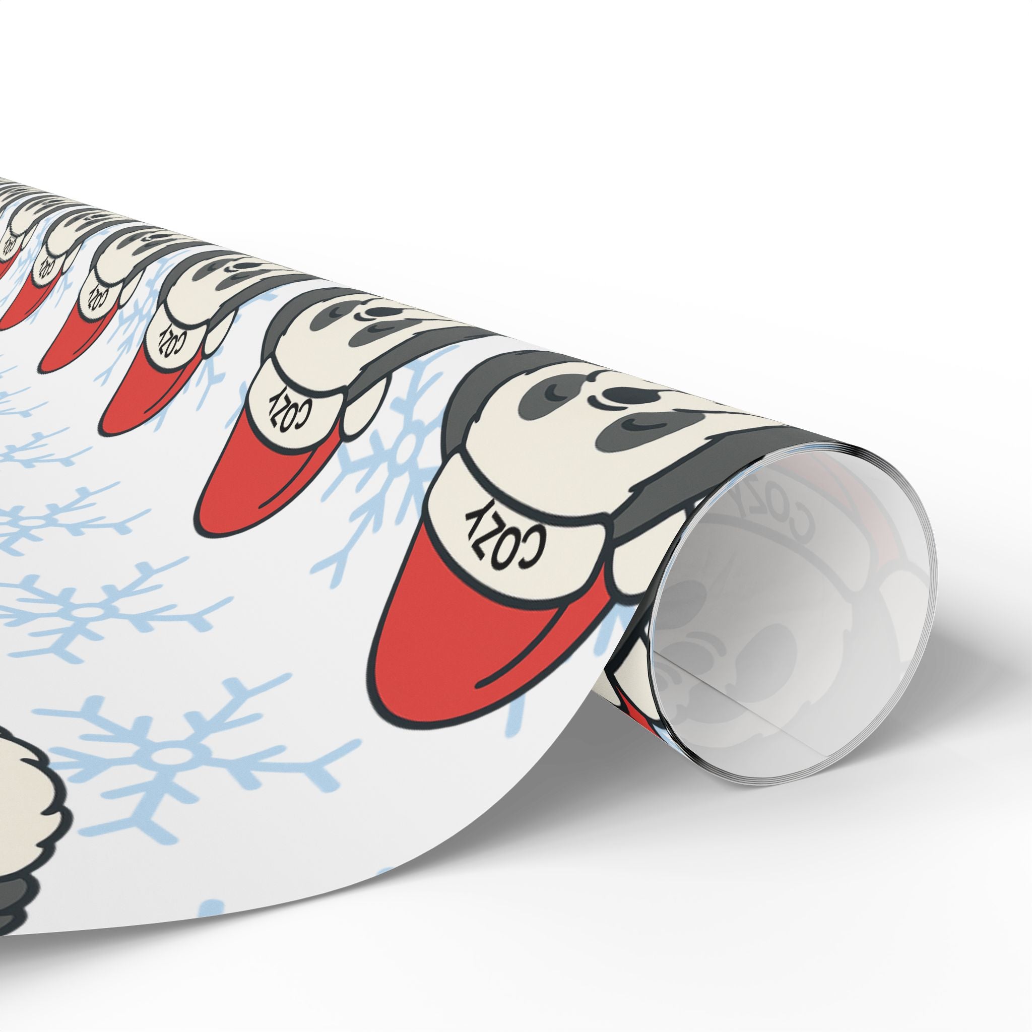 Cozy Chompy Shih-Poo Santa Wrapping Paper