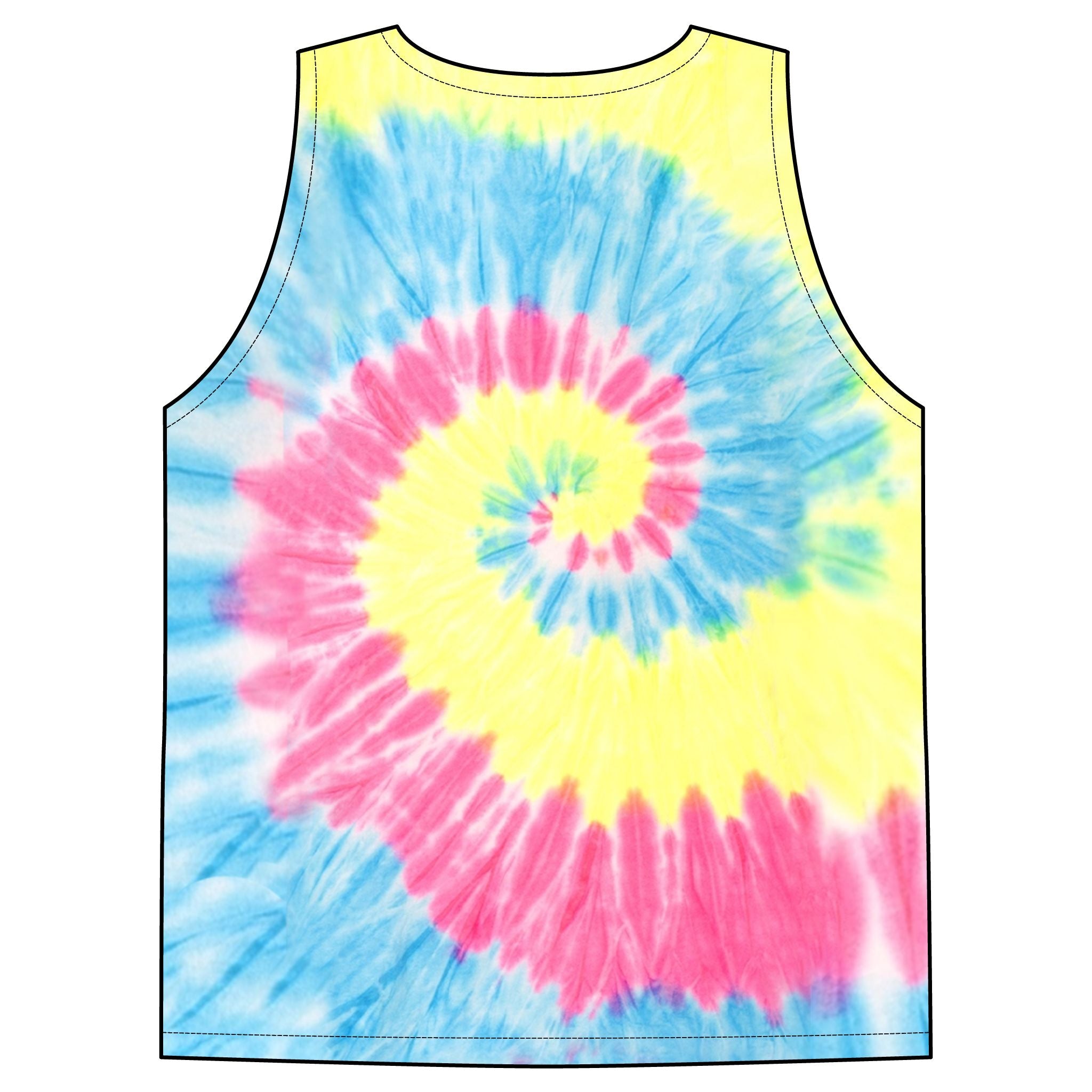 Cozy Shihpoo Tie-Dye Tank Top
