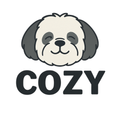 Chompy the Shih-Poo Cozy Sticker — Cute Dog Kiss-Cut Sticker