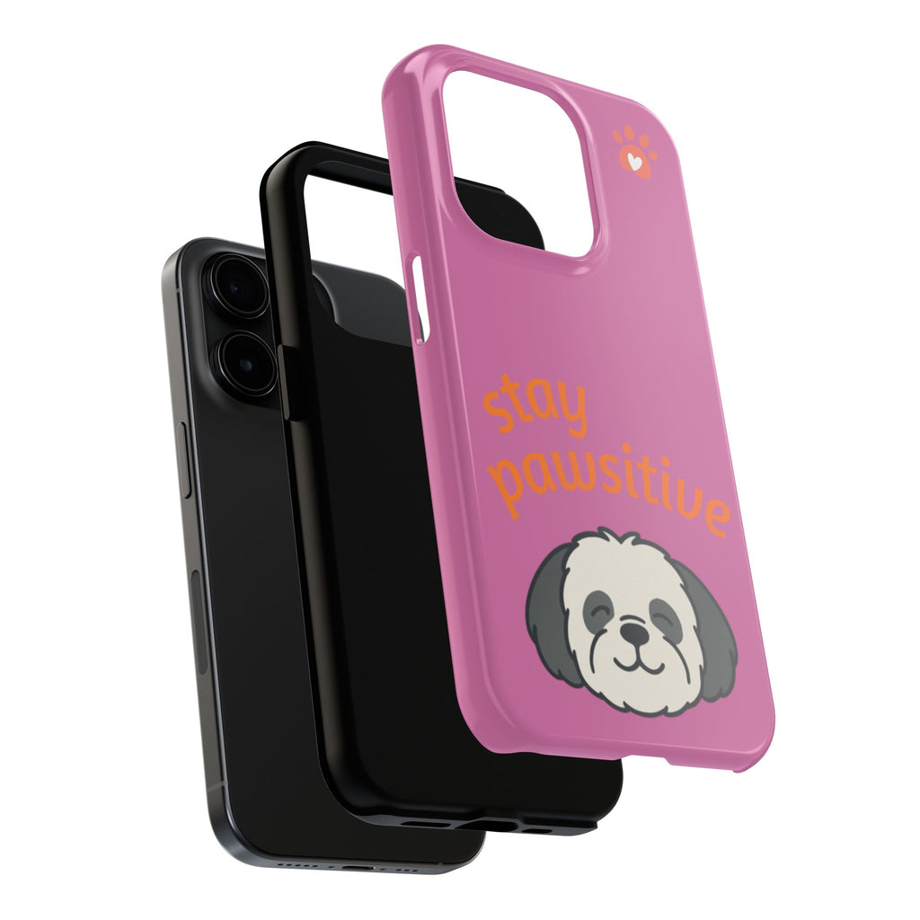 Chompy’s Stay Pawsitive Tough Phone Cases