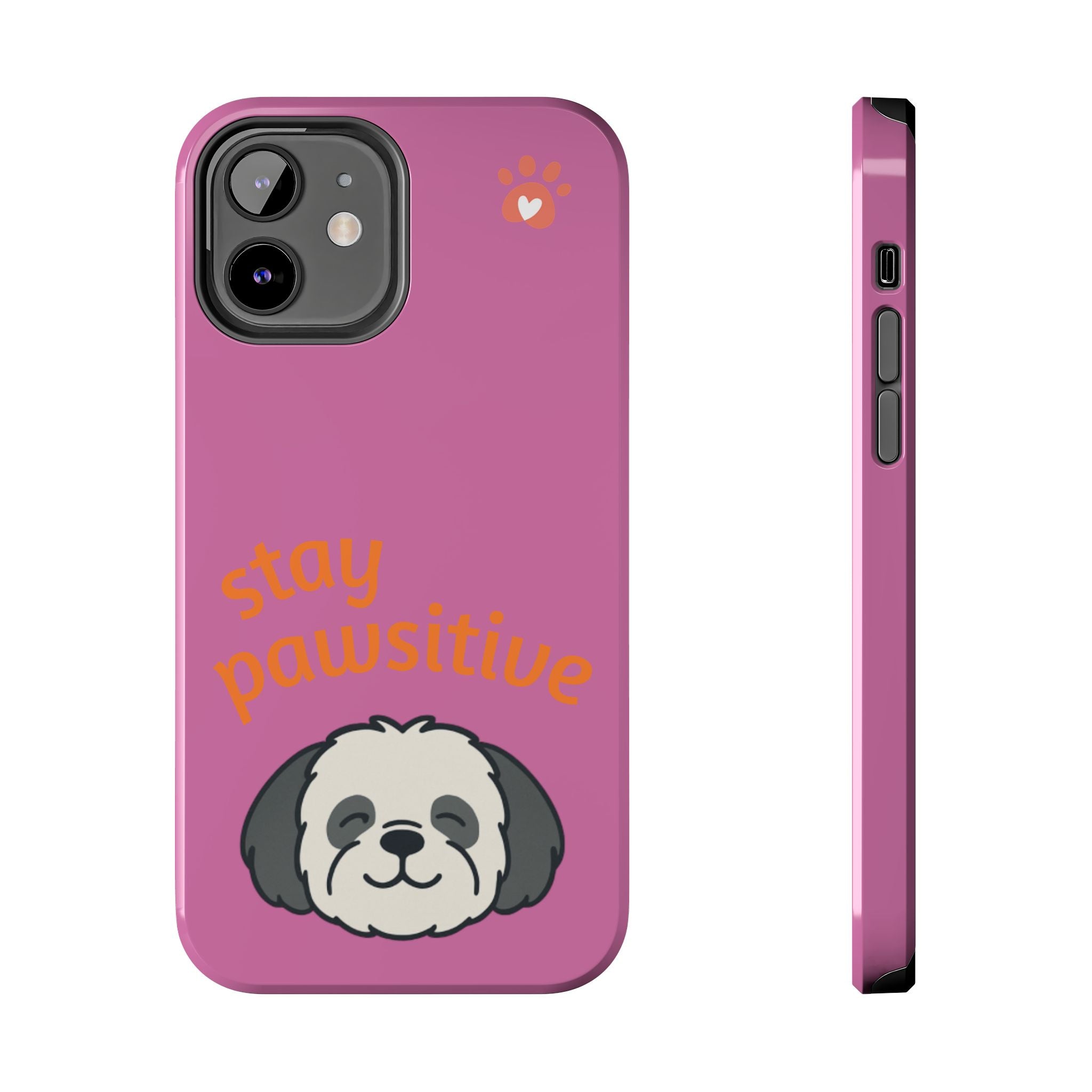 Chompy’s Stay Pawsitive Tough Phone Cases