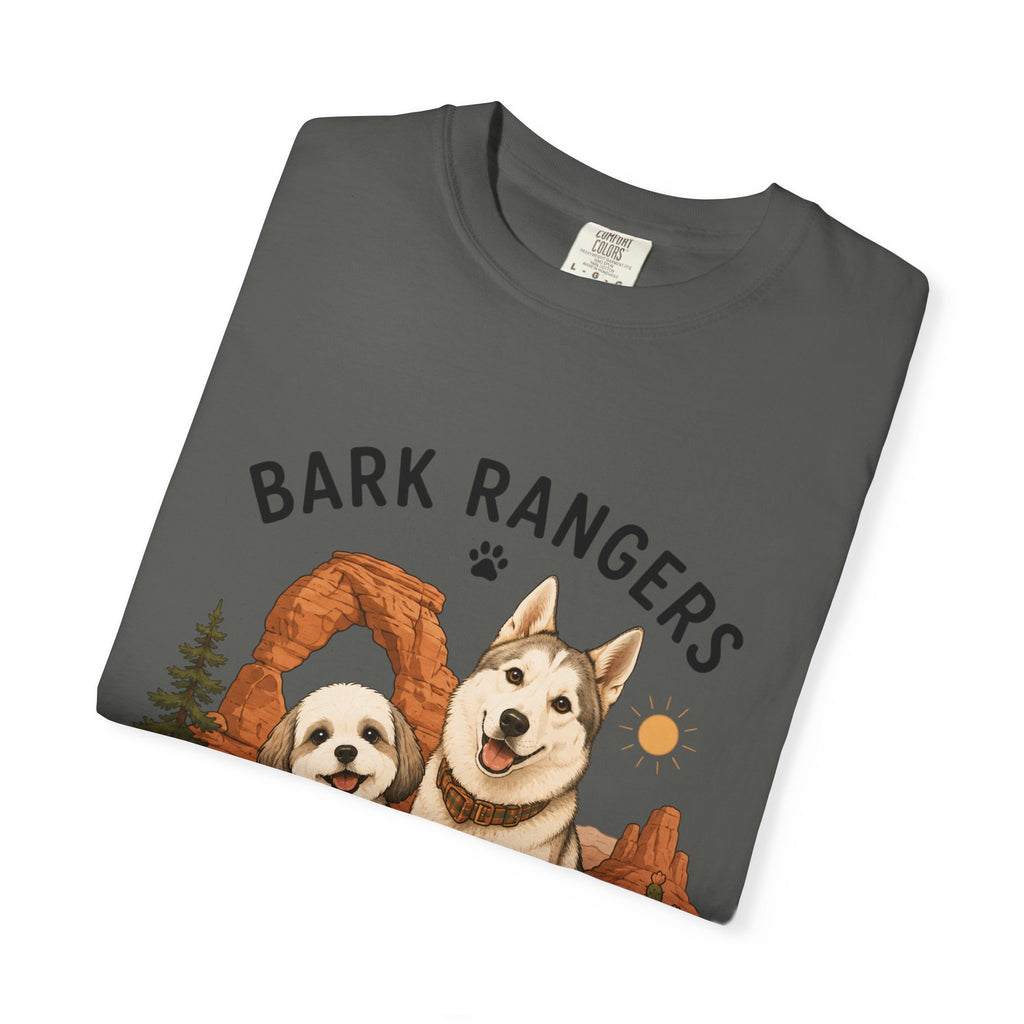 Chompy and Furriends ft. Boba: Bark Rangers T-Shirt — Cute Adventure Dog Graphic Tee