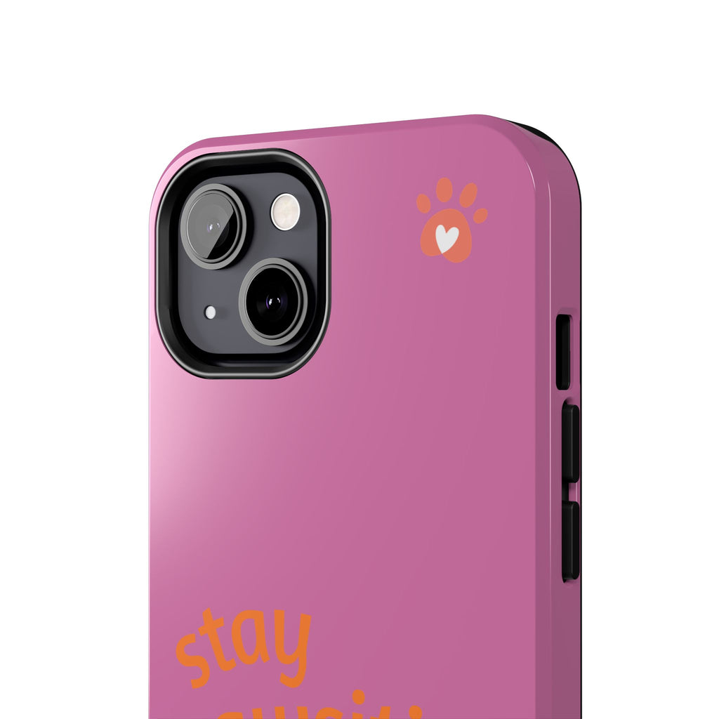 Chompy’s Stay Pawsitive Tough Phone Cases