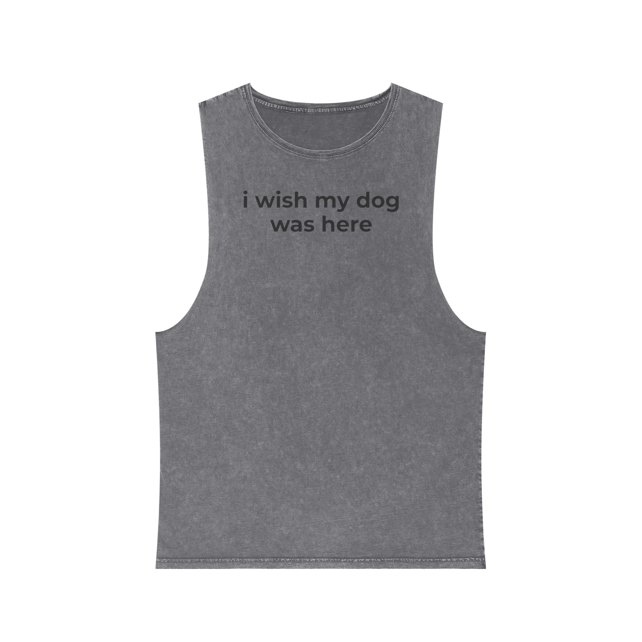 “I Wish My Dog Was Here” Emotional Support Tank Top
