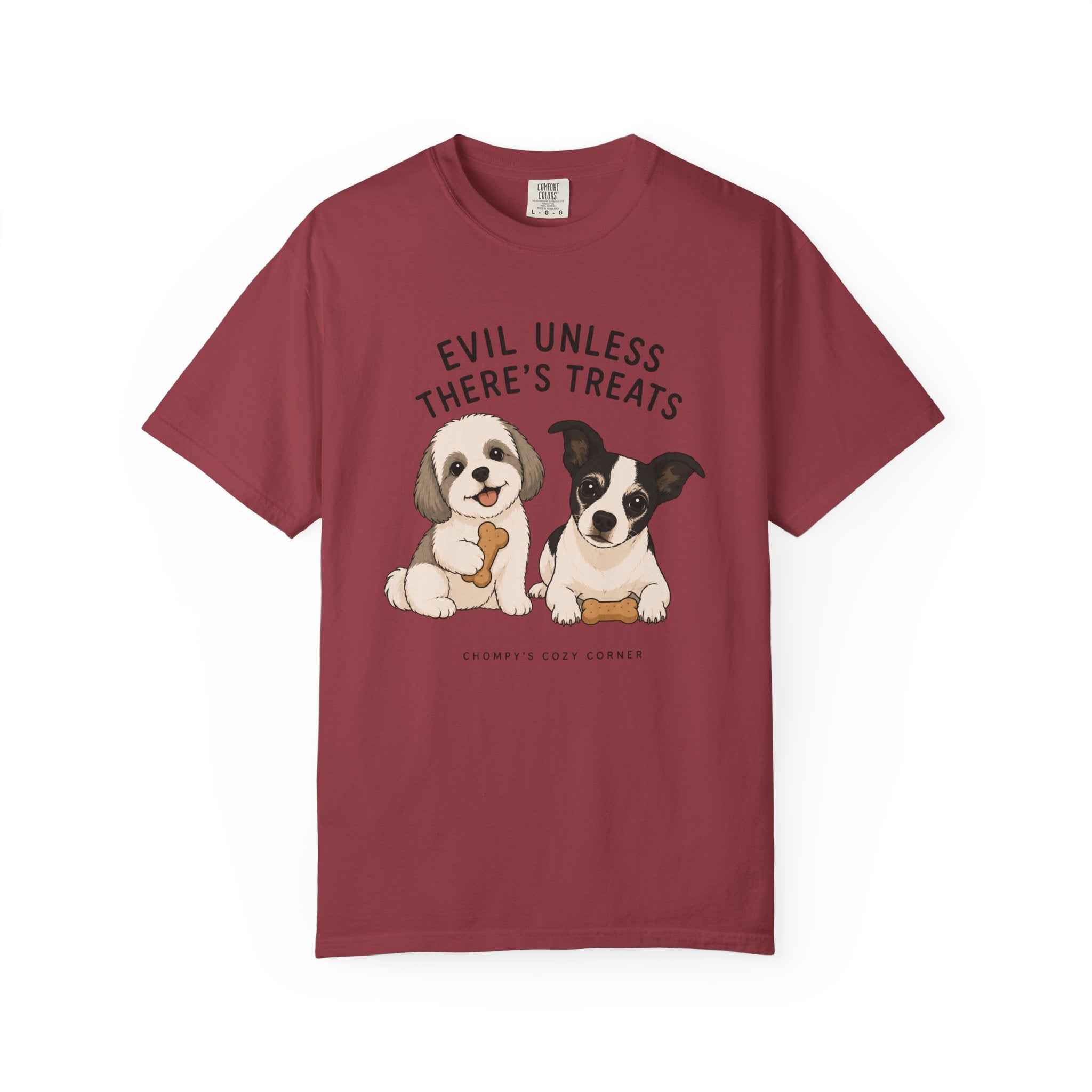 Chompy & Furriends ft. Wally: "Evil Unless There's Treats" Cute Puppy Graphic Tee