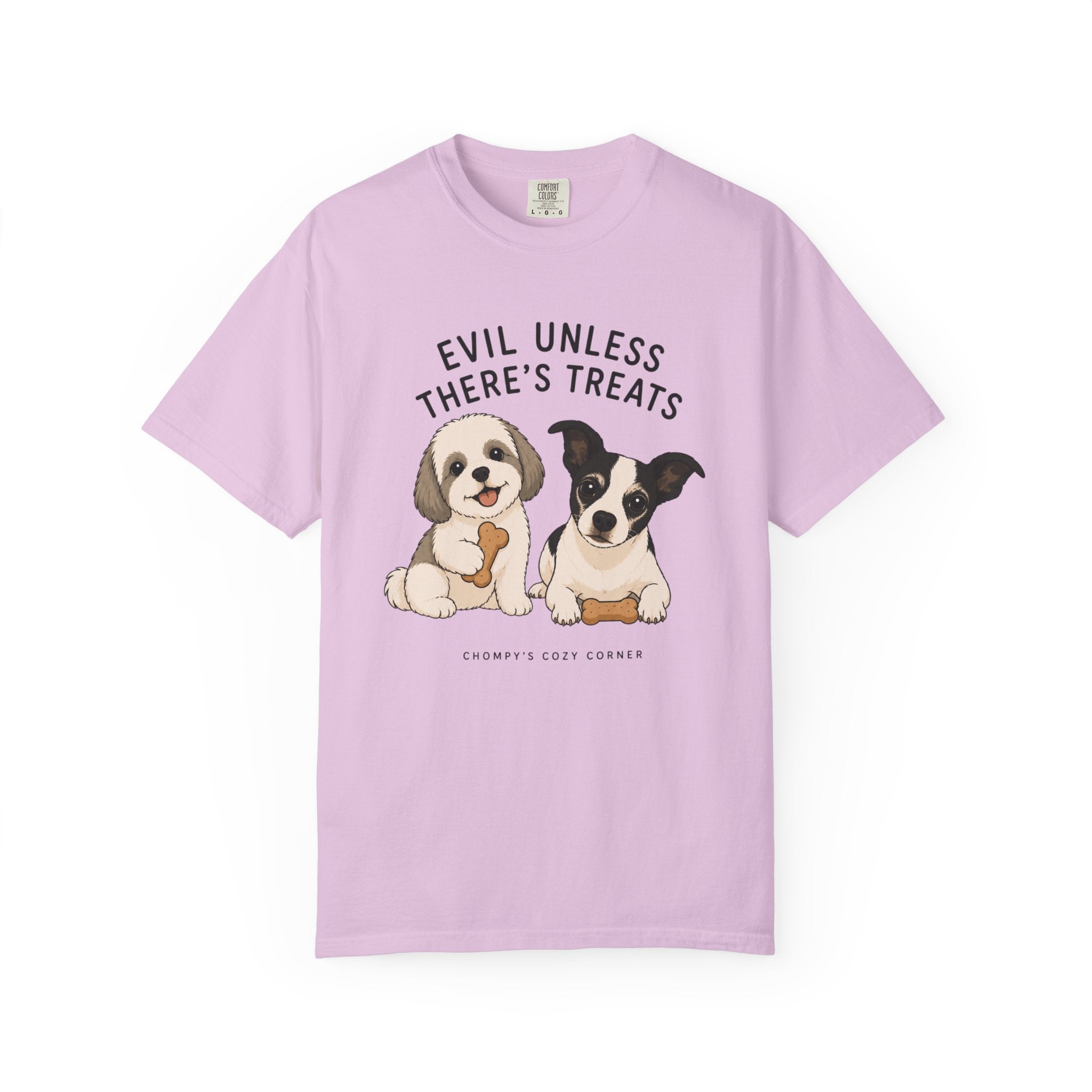 Chompy & Furriends ft. Wally: "Evil Unless There's Treats" Cute Puppy Graphic Tee