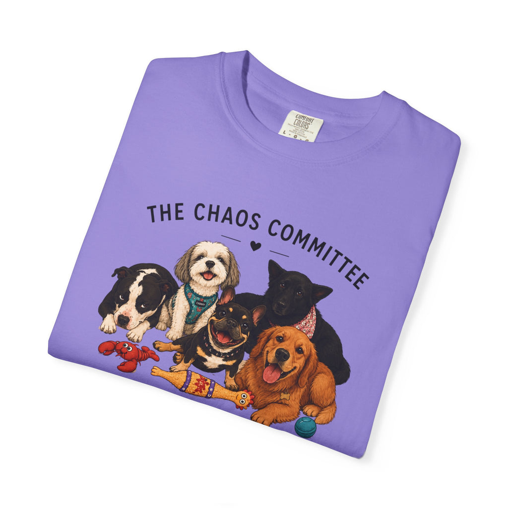 Chompy & Furriends ft. Fenlons: The Chaos Committee T-Shirt — Cute Pack of Dogs Graphic Tee