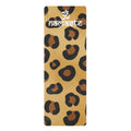 Leopard Namaste Rubber Yoga Mat — Non-Slip Animal Print Yoga Mat with Om & "Namaste"