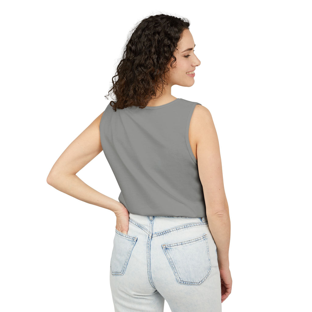 Yoga Tank Top — "I Only Came for Savasana" Shih Poo Design