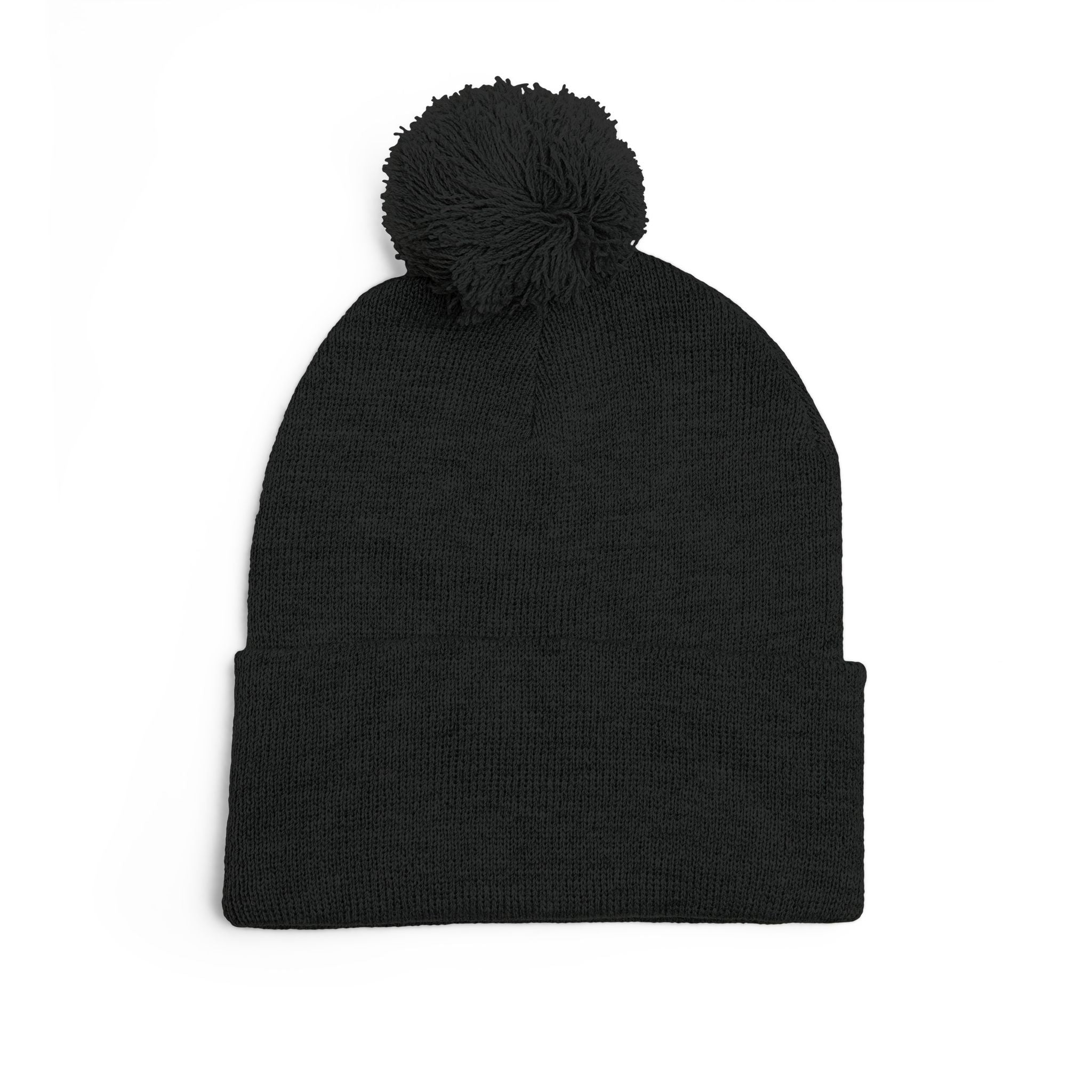 Cozy Shih-Poo Pom-Pom Knit Cap (Embroidery)
