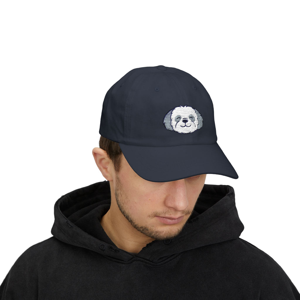 Smiling Shih Poo Dad Cap - Cute Shihpoo Puppy Baseball Hat