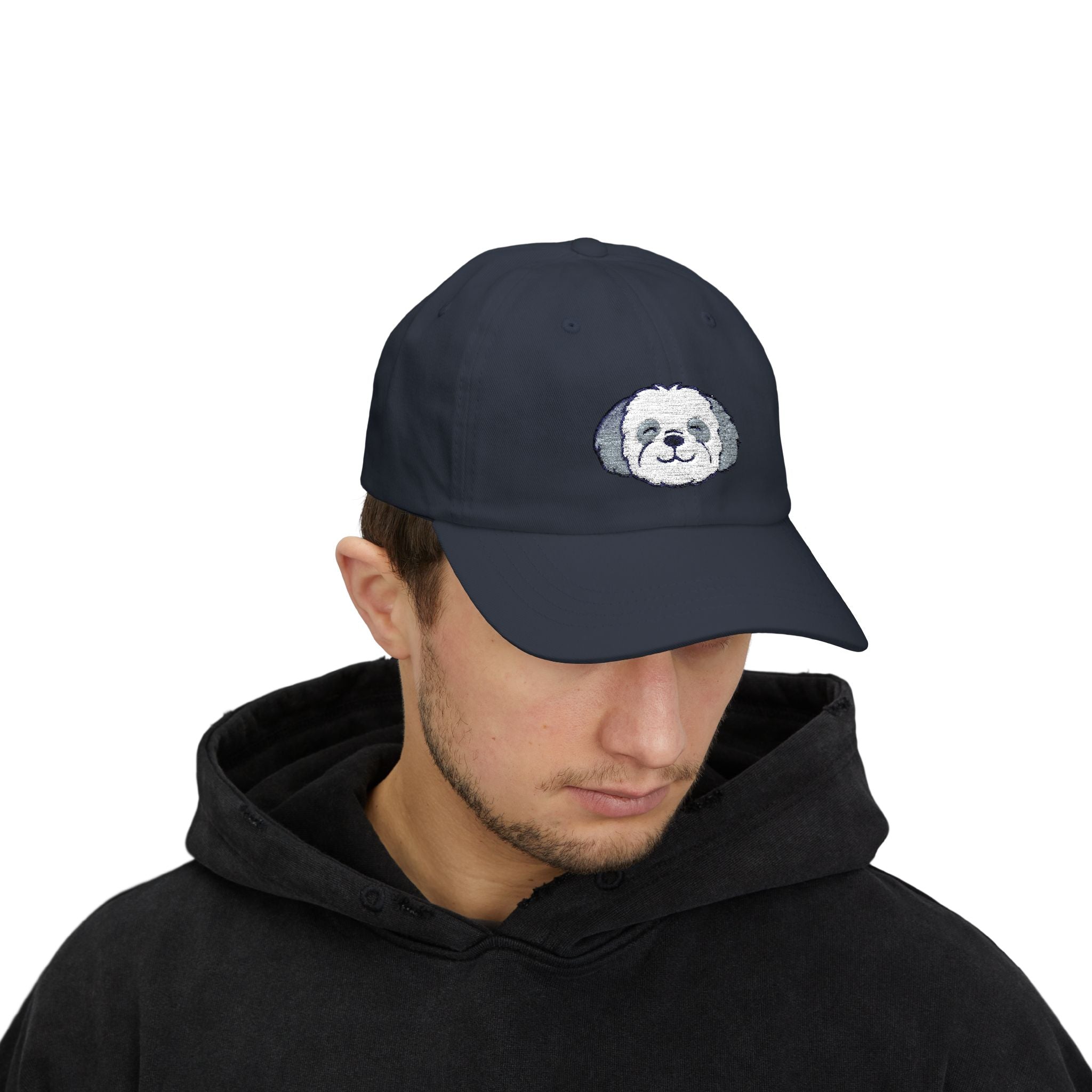 Smiling Shih Poo Dad Cap - Cute Shihpoo Puppy Baseball Hat