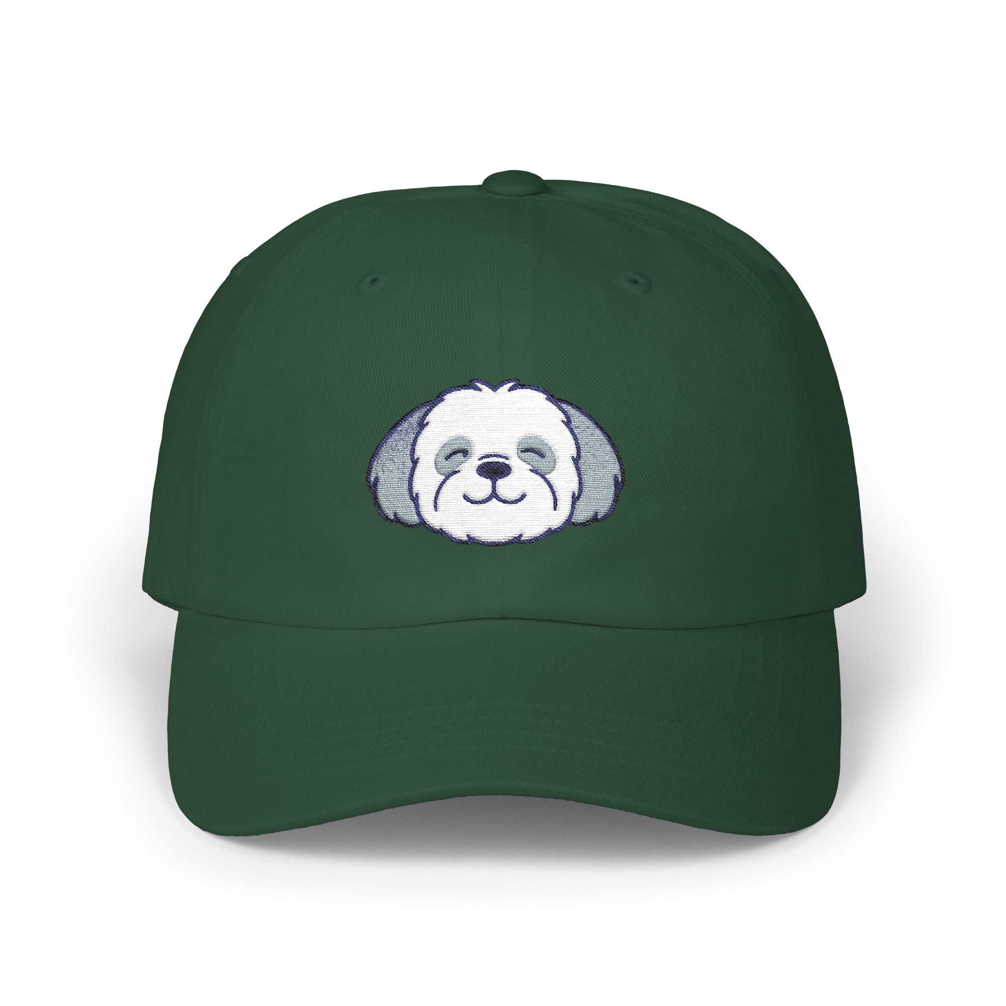 Smiling Shih Poo Dad Cap - Cute Shihpoo Puppy Baseball Hat