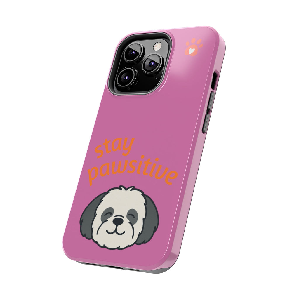 Chompy’s Stay Pawsitive Tough Phone Cases