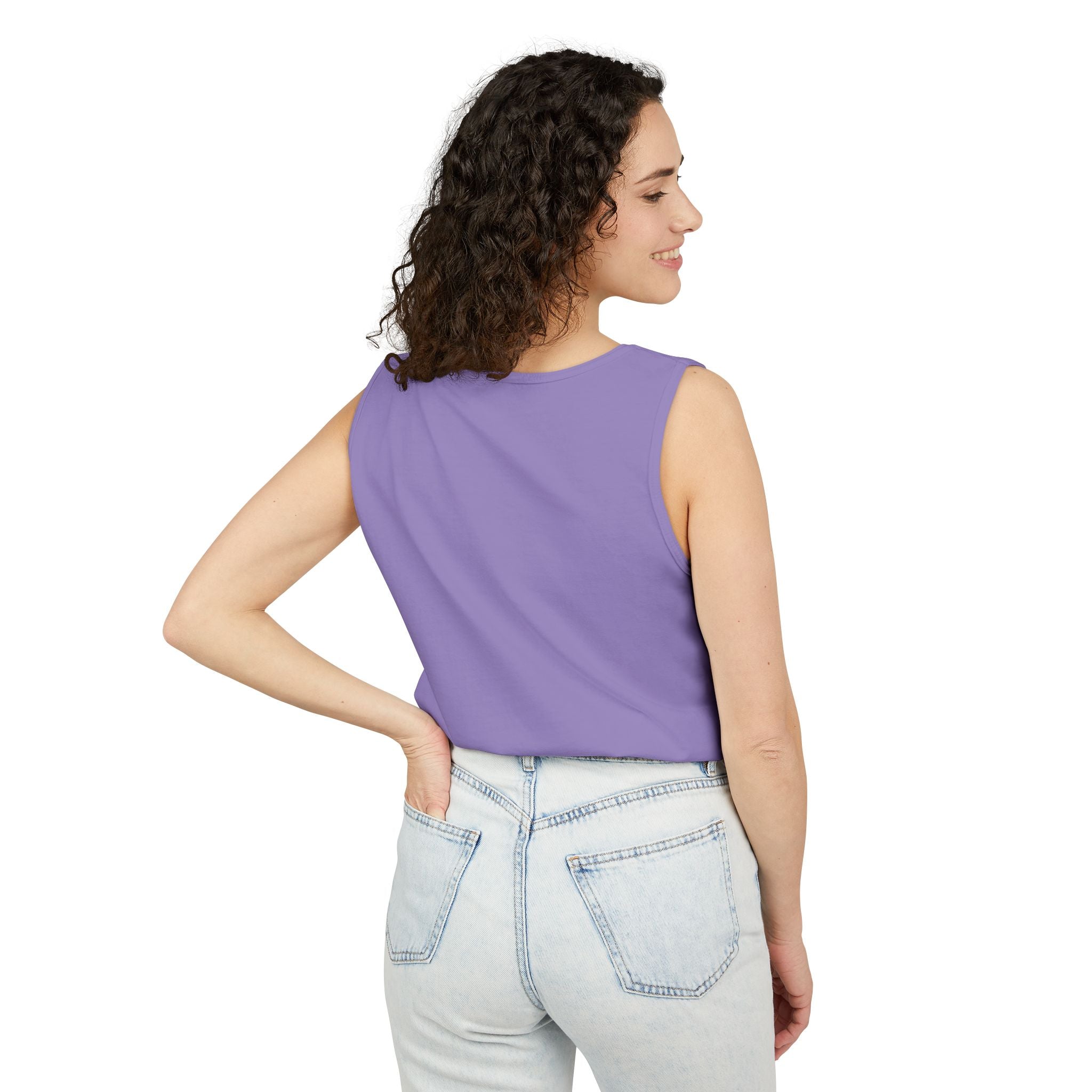 Yoga Tank Top — "I Only Came for Savasana" Shih Poo Design