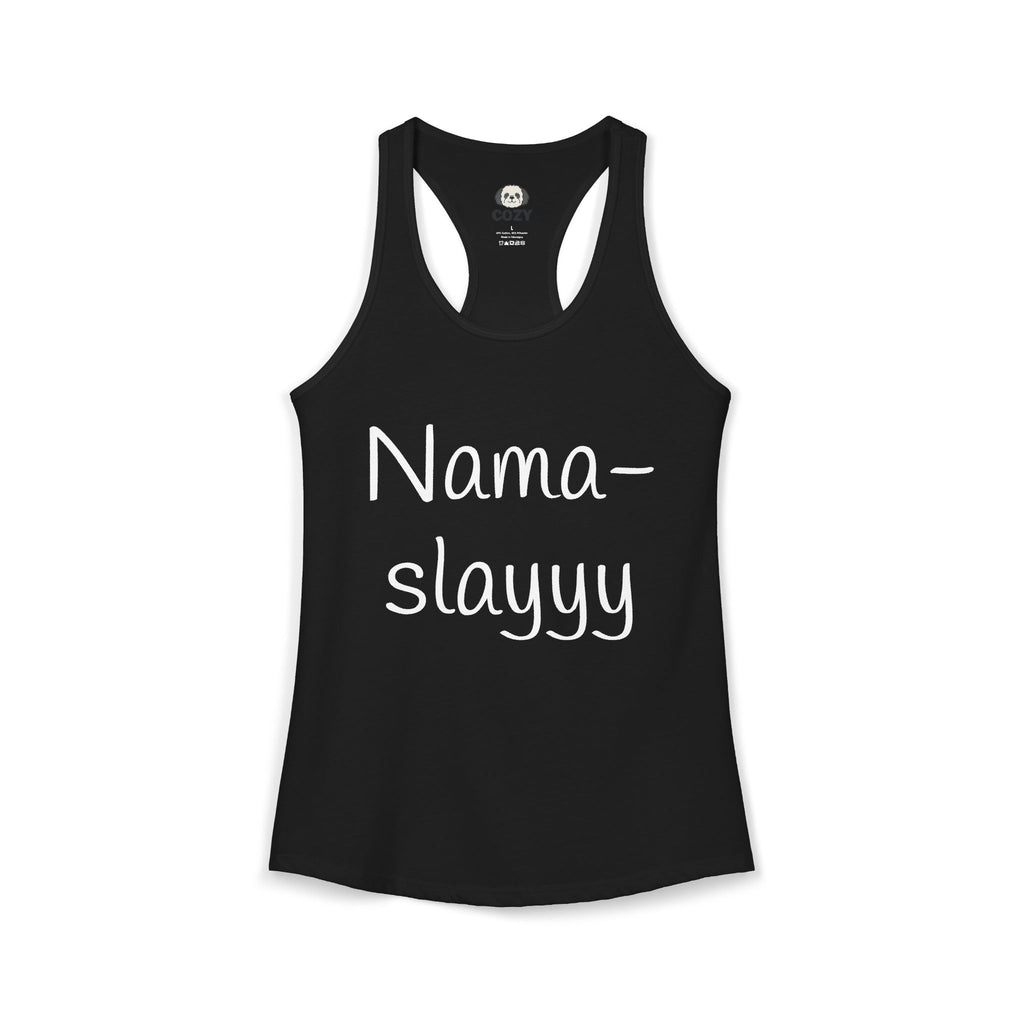 Namaslayyy Women's Racerback Tank — Yoga Tank Top for Yogis