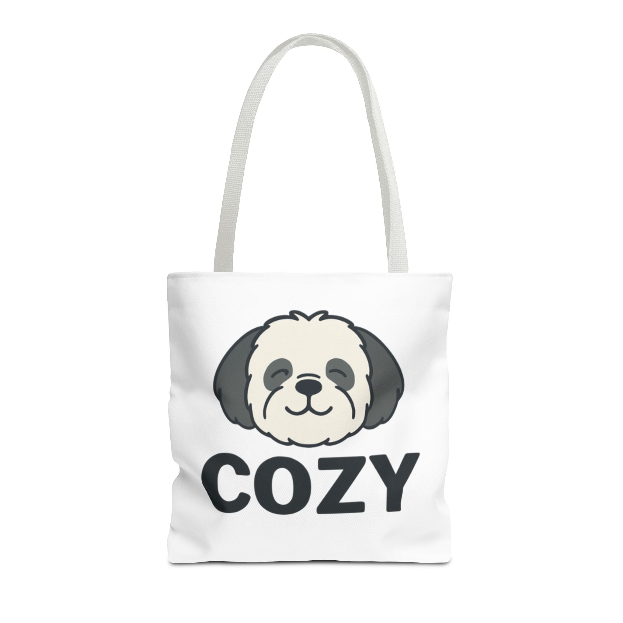 Cozy Shih Poo Tote Bag — Cute Shihpoo Dog Design