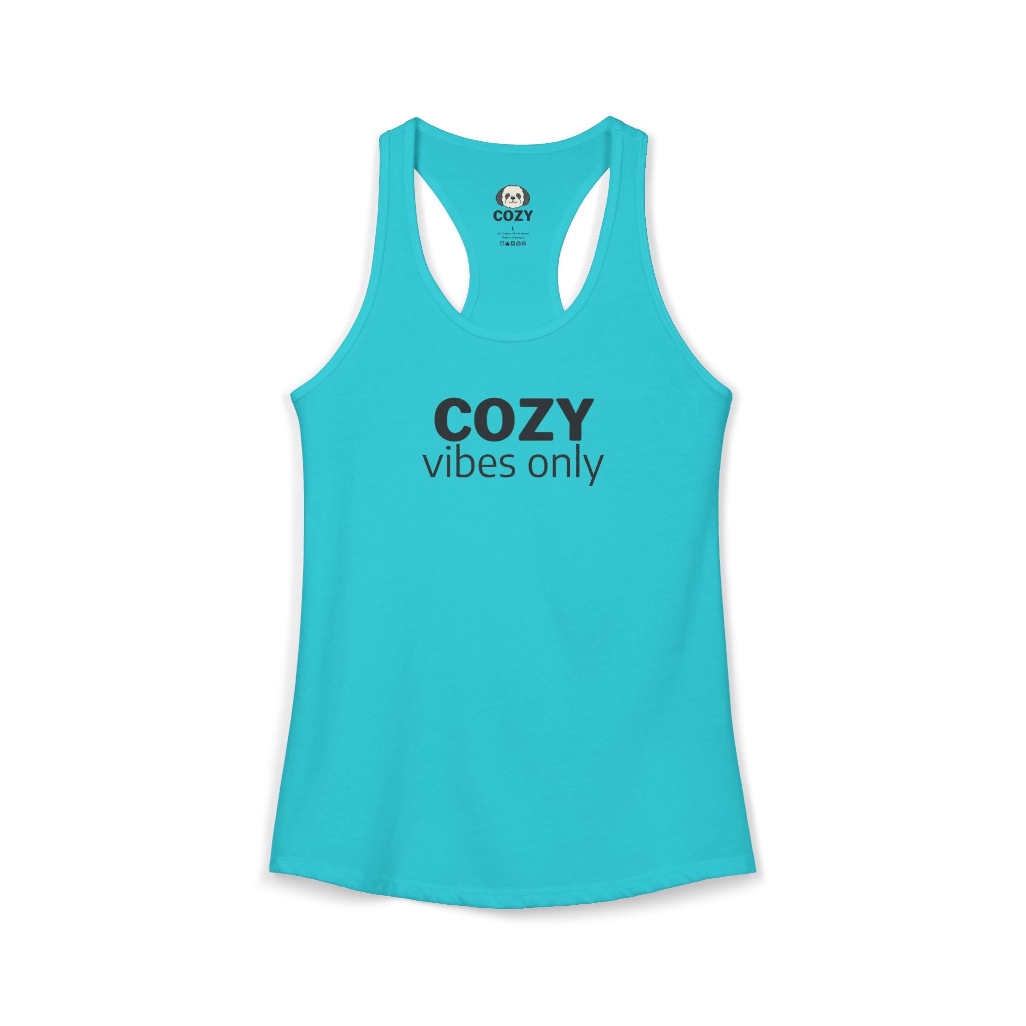 Cozy Vibes Only Racerback Tank — Women's Yoga Tank Top