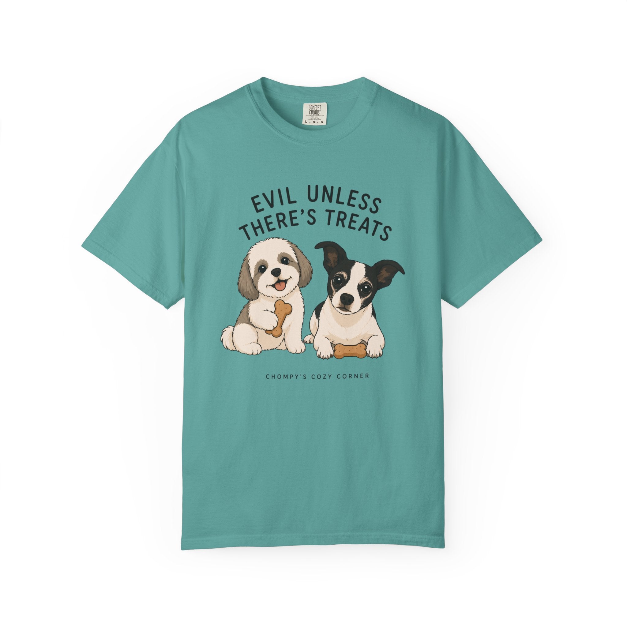 Chompy & Furriends ft. Wally: "Evil Unless There's Treats" Cute Puppy Graphic Tee
