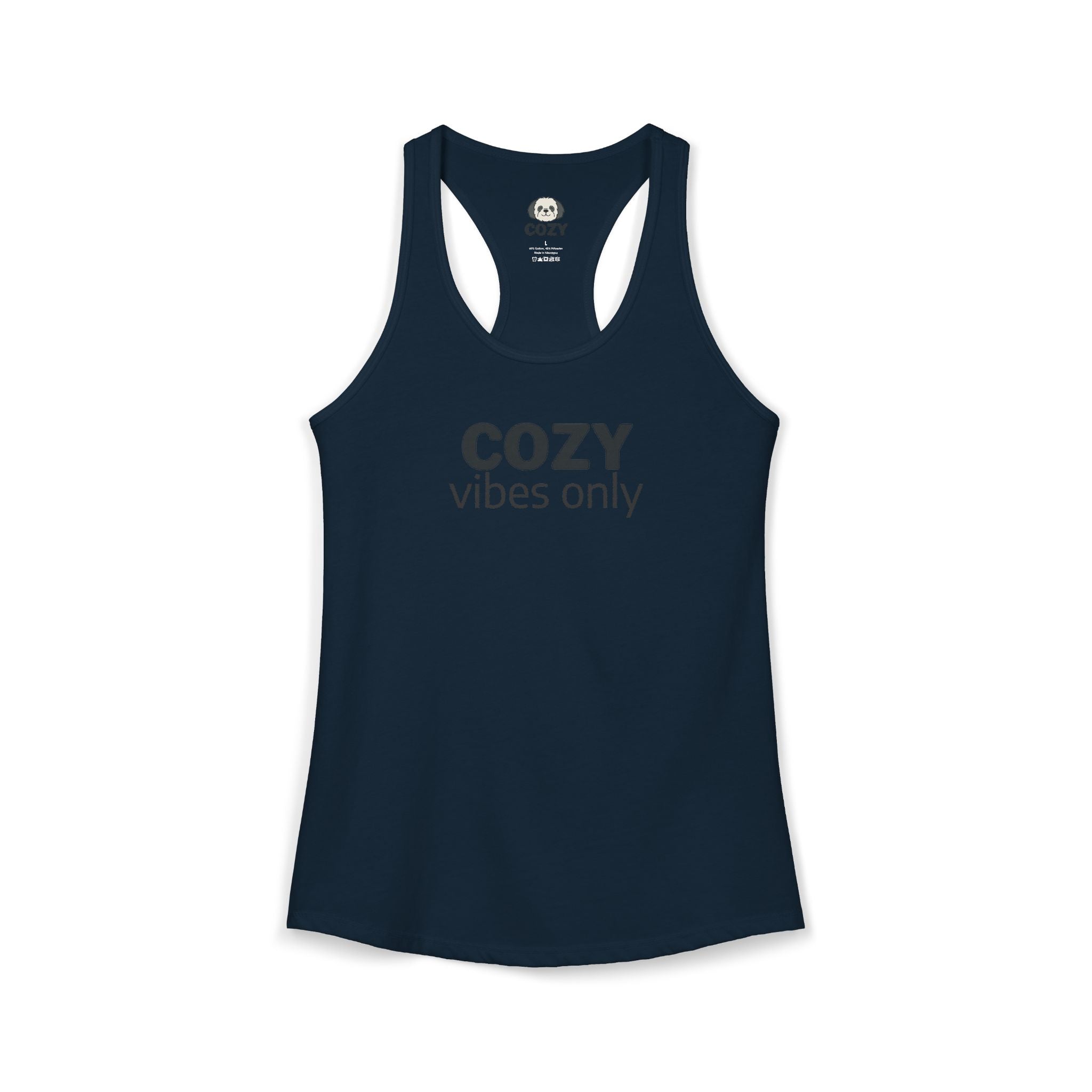 Cozy Vibes Only Racerback Tank — Women's Yoga Tank Top