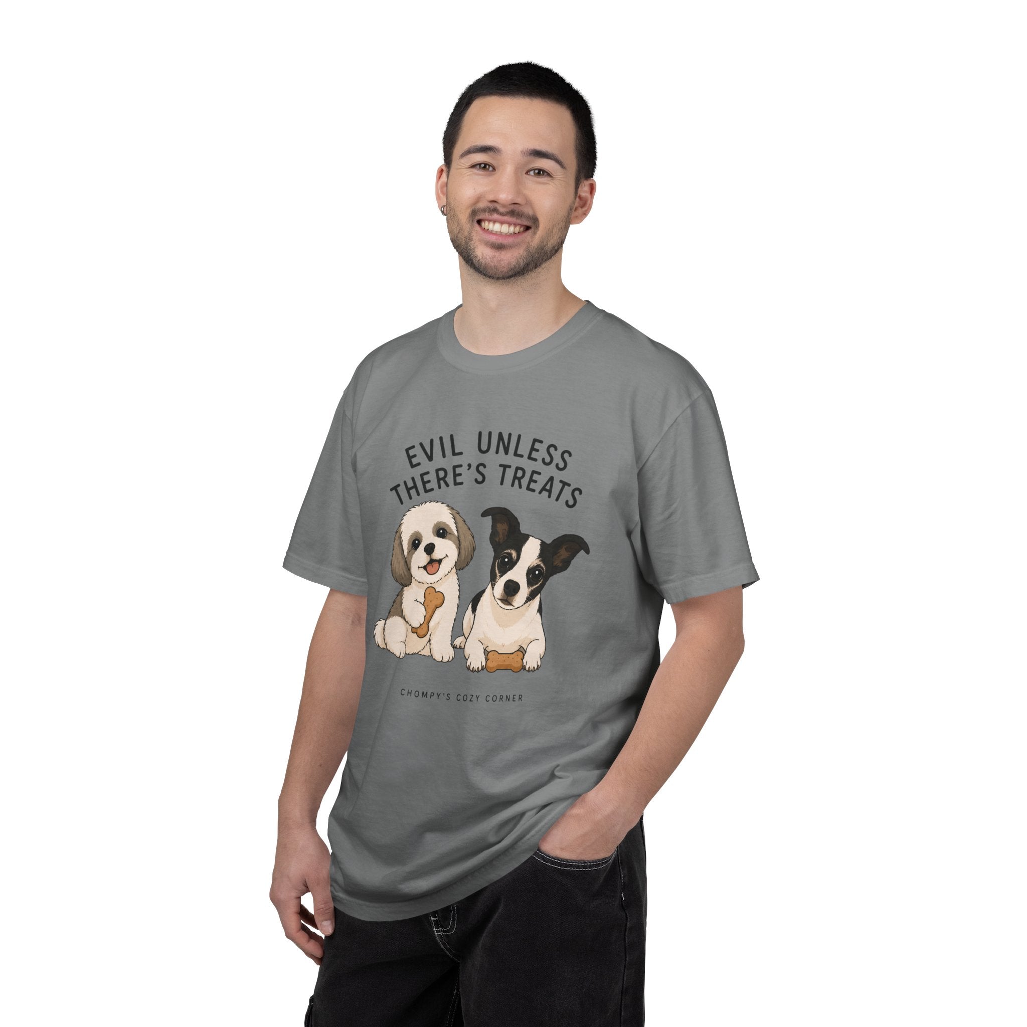 Chompy & Furriends ft. Wally: "Evil Unless There's Treats" Cute Puppy Graphic Tee