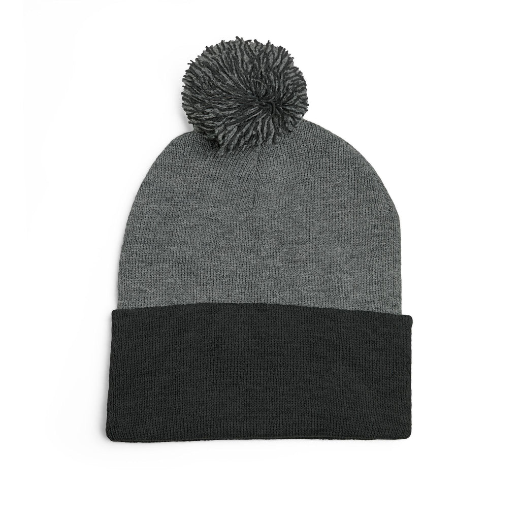 Cozy Shih-Poo Pom-Pom Knit Cap (Embroidery)