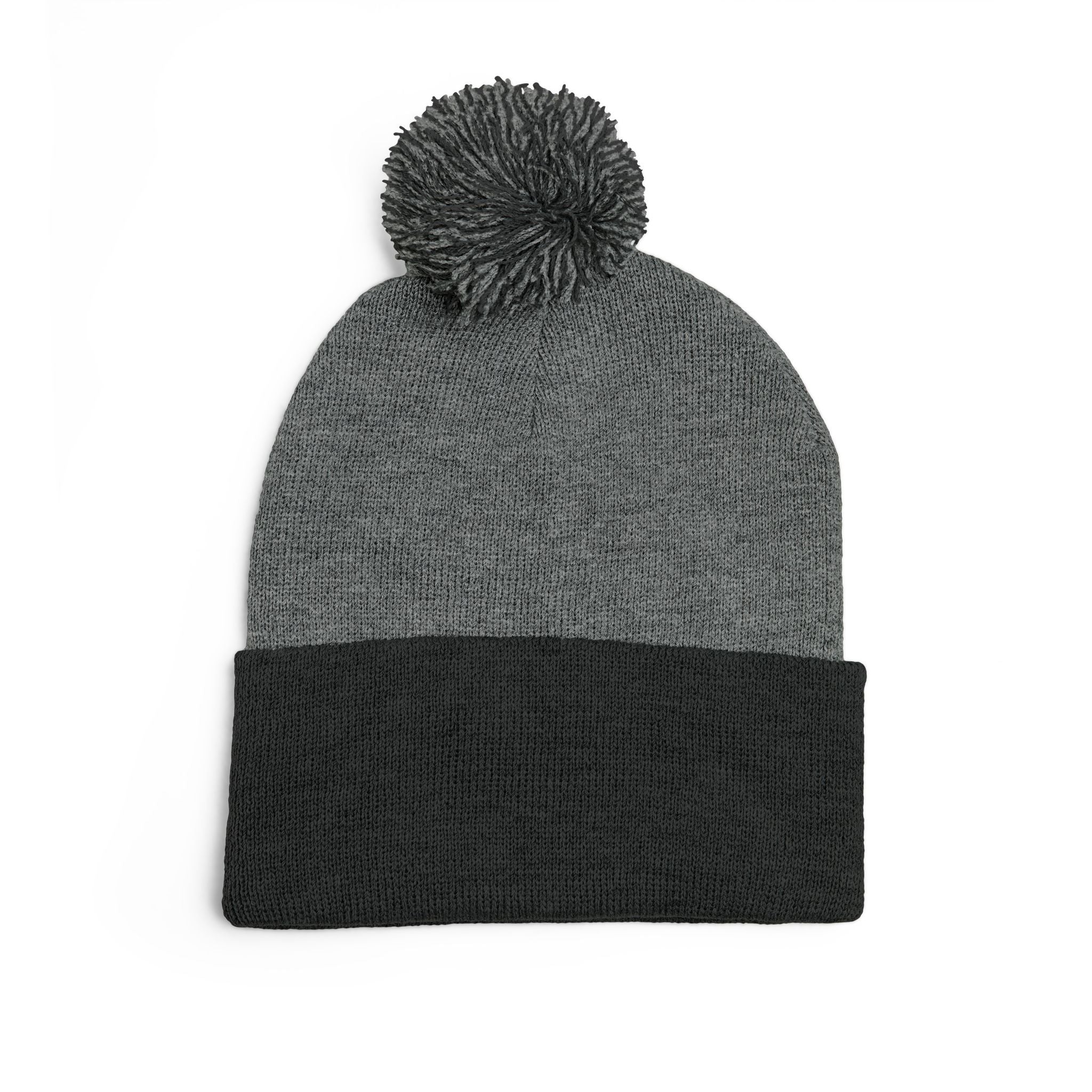 Cozy Shih-Poo Pom-Pom Knit Cap (Embroidery)
