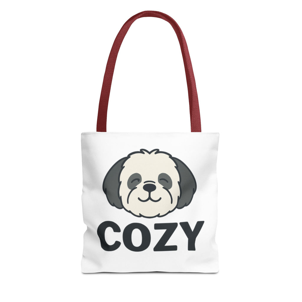 Cozy Shih Poo Tote Bag — Cute Shihpoo Dog Design