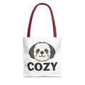 Cozy Shih Poo Tote Bag — Cute Shihpoo Dog Design