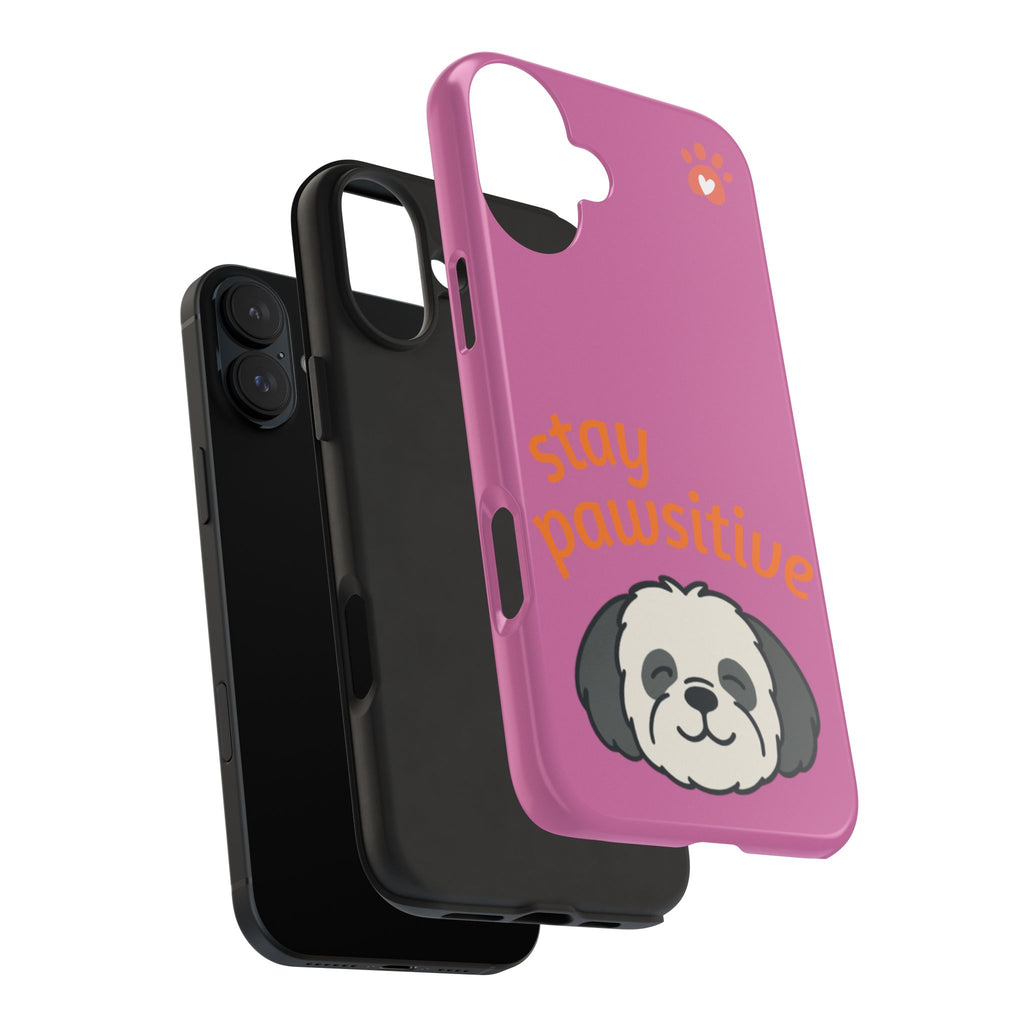Chompy’s Stay Pawsitive Tough Phone Cases