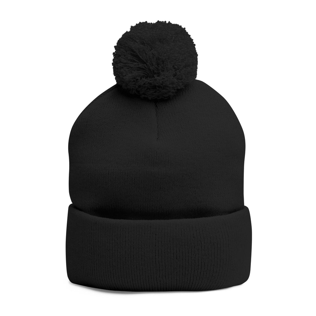Cozy Shih-Poo Pom-Pom Knit Cap (Embroidery)