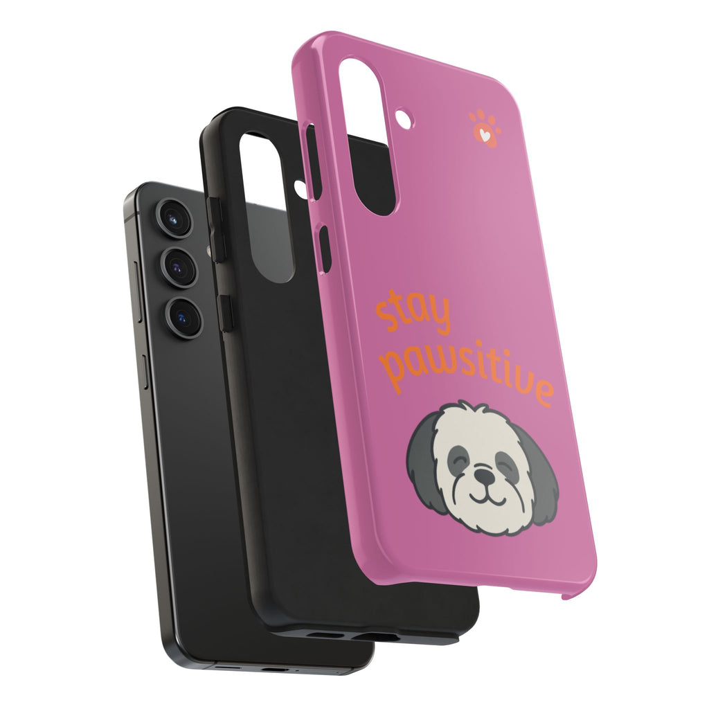 Chompy’s Stay Pawsitive Tough Phone Cases