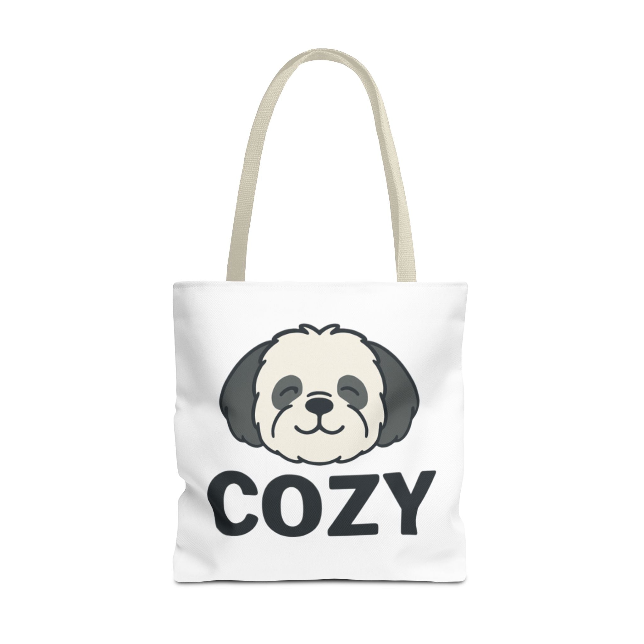Cozy Shih Poo Tote Bag — Cute Shihpoo Dog Design