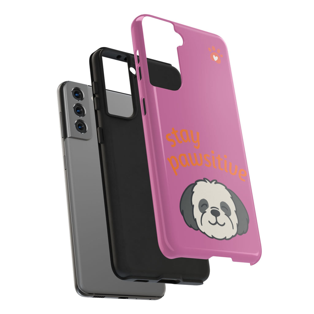 Chompy’s Stay Pawsitive Tough Phone Cases