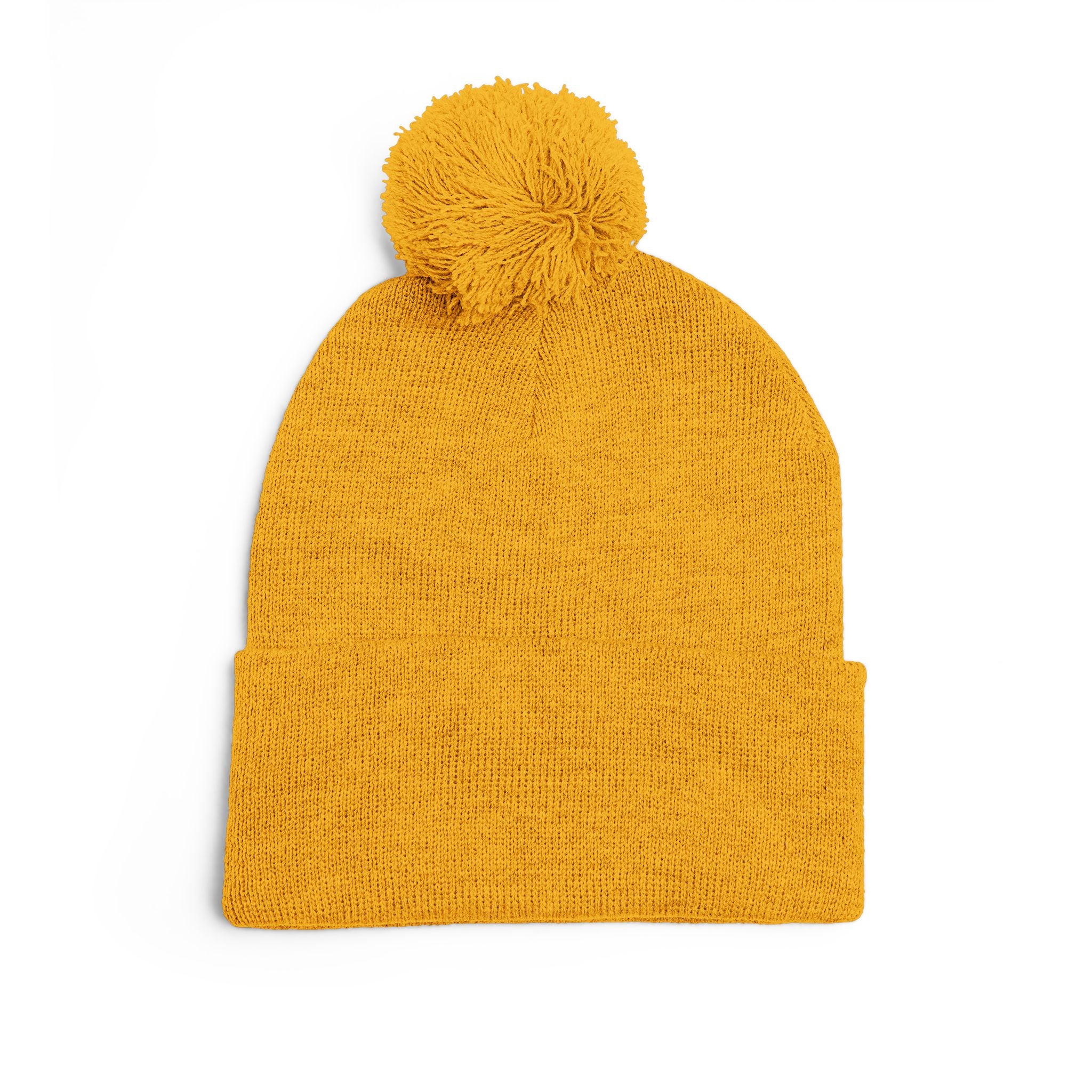 Cozy Shih-Poo Pom-Pom Knit Cap (Embroidery)
